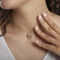 Histoire d'Or Collier Darell Or Jaune Oxyde De Zirconium