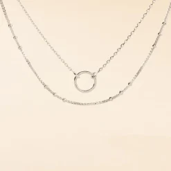 Histoire d'Or Collier Dayana Argent Blanc