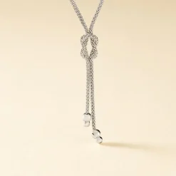 Histoire d'Or Collier Deauville Argent Blanc