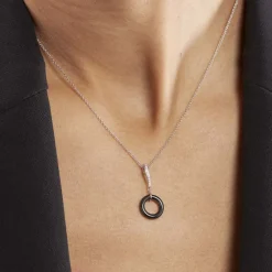 Histoire d'Or Collier Delphinia Argent Blanc Oxyde De Zirconium