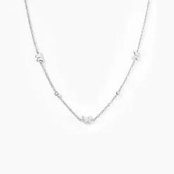 Histoire d'Or Collier Diep Argent Blanc Oxyde De Zirconium
