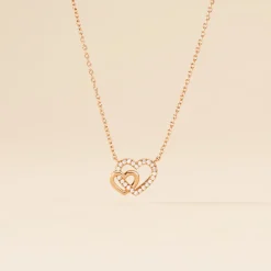 Collier Donatiane Argent Rose Oxyde De Zirconium-Histoire d'Or New