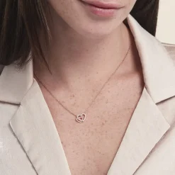 Collier Donatiane Argent Rose Oxyde De Zirconium-Histoire d'Or New