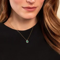 Collier Dorottya Or Jaune Emeraude Diamant-Histoire d'Or Outlet