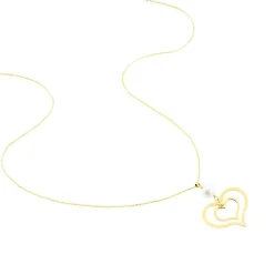 Histoire d'Or Collier Double Ajoure Or Jaune Perle De Culture