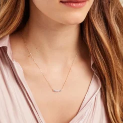 Histoire d'Or Collier Drake Or Jaune Oxyde De Zirconium