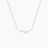 Histoire d'Or Collier Eclat d'Aurore Argent Blanc Oxyde De Zirconium