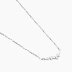 Histoire d'Or Collier Eclat d'Aurore Argent Blanc Oxyde De Zirconium