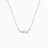 Histoire d'Or Collier Eclat d'Aurore Argent Blanc Oxyde De Zirconium