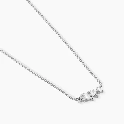 Histoire d'Or Collier Eclat d'Aurore Argent Blanc Oxyde De Zirconium