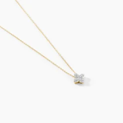 Histoire d'Or Collier Eclosion Precieuse Or Jaune Oxyde De Zirconium