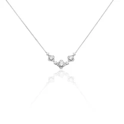 Histoire d'Or Collier Edyta Argent Blanc Oxyde De Zirconium