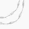 Histoire d'Or Collier Elaine Argent Blanc