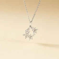 Histoire d'Or Collier Elinia Argent Blanc Oxyde De Zirconium