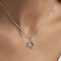 Histoire d'Or Collier Elinia Argent Blanc Oxyde De Zirconium