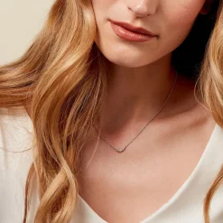 Histoire d'Or Collier Elinore Argent Blanc Oxyde De Zirconium