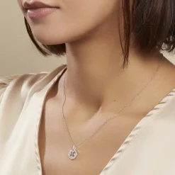 Histoire d'Or Collier Ema Argent Blanc Oxyde De Zirconium