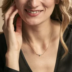 Histoire d'Or Collier Emeald Is The New Black Or Jaune Emeraude Diamant