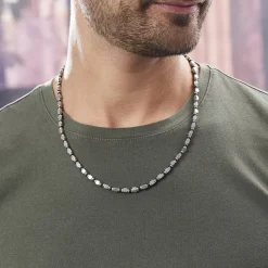 Collier Ephrem Acier Bicolore-Histoire d'Or New