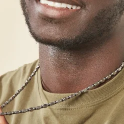 Collier Ephrem Acier Bicolore-Histoire d'Or New