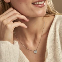 Histoire d'Or Collier Erina Argent Blanc Nacre Oxyde De Zirconium