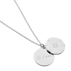 Collier Erinna De Zirconium-Histoire d'Or Discount