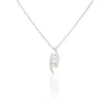 Histoire d'Or Collier Eternite Or Blanc Diamant