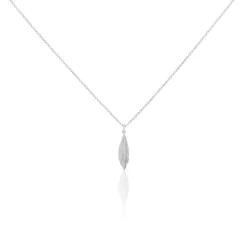 Histoire d'Or Collier Euriell Argent Blanc