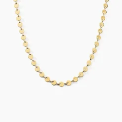Histoire d'Or Collier Eva Acier Jaune