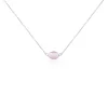 Histoire d'Or Collier Evren Argent Blanc Quartz Rose