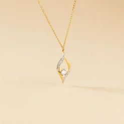 Histoire d'Or Collier Eye Or Jaune Oxyde De Zirconium