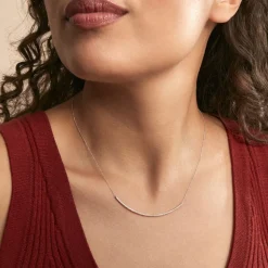 Histoire d'Or Collier Fanchette Or Blanc Diamant