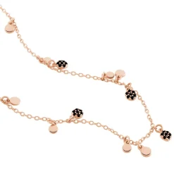 Histoire d'Or Collier Fares Argent Rose Spinelle