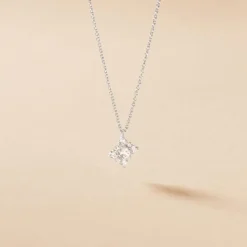 Histoire d'Or Collier Flocon Argent Blanc Oxyde De Zirconium