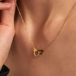 Histoire d'Or Collier Foma Or Jaune Oxyde De Zirconium