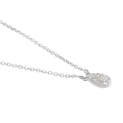 Histoire d'Or Collier Gally Or Blanc Diamant