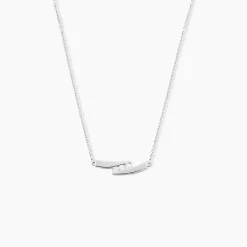 Histoire d'Or Collier Galya Or Blanc Diamant