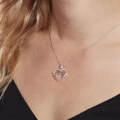 Histoire d'Or Collier Gasparde Argent Blanc Oxyde De Zirconium