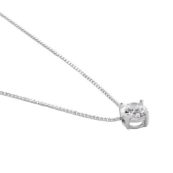 Histoire d'Or Collier Germinie Argent Blanc Oxyde De Zirconium