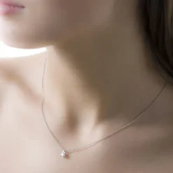 Histoire d'Or Collier Gianna Or Blanc Diamant