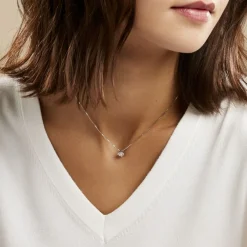 Histoire d'Or Collier Giulya Argent Blanc Oxyde De Zirconium