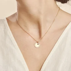 Histoire d'Or Collier Giusto Plaque Or Oxyde De Zirconium