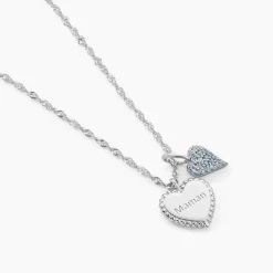 Histoire d'Or Collier Gloria Argent Blanc Oxyde De Zirconium