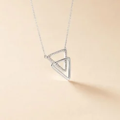 Histoire d'Or Collier Glorya Argent Blanc Oxyde De Zirconium