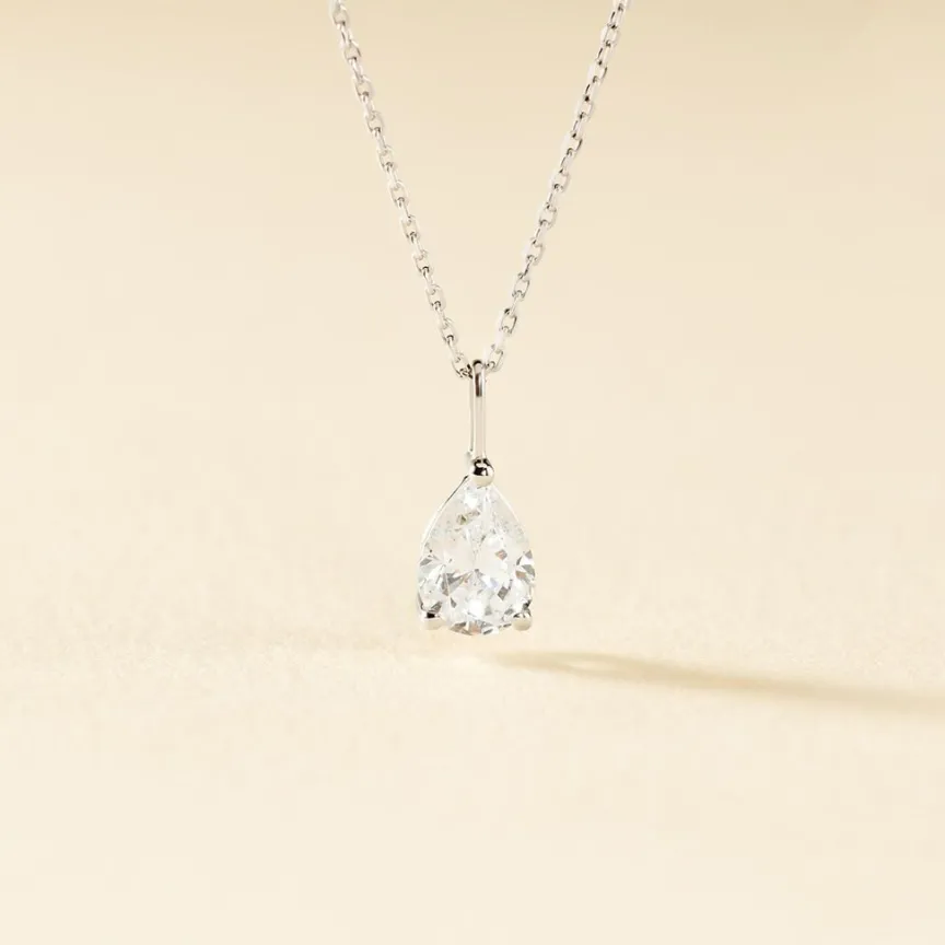 Collier Goutte De Zirconium-Histoire d'Or Hot