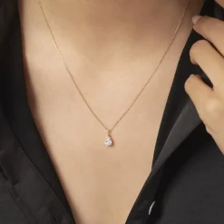 Collier Goutte De Zirconium-Histoire d'Or