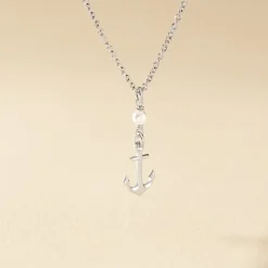 Histoire d'Or Collier Gwenaelle Argent Blanc Perle D'imitation