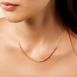 Histoire d'Or Collier Hachiro Or Jaune