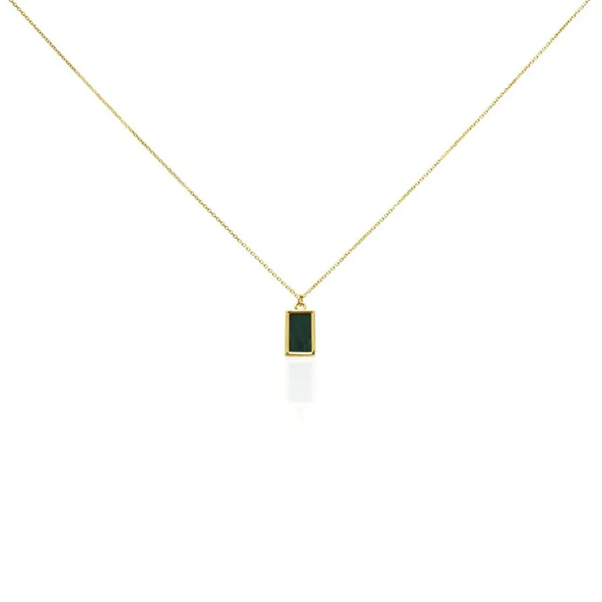 Collier Hallie Or Jaune Malachite-Histoire d'Or Best