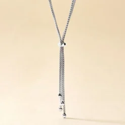 Histoire d'Or Collier Haziza Argent Blanc